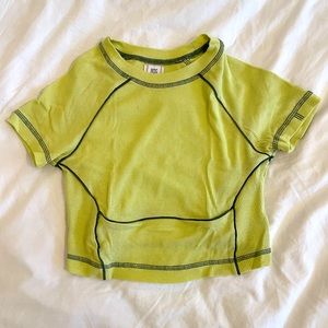 UO BDG Stitched Thermal Crop Top